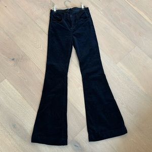 J brand velvet flare pants